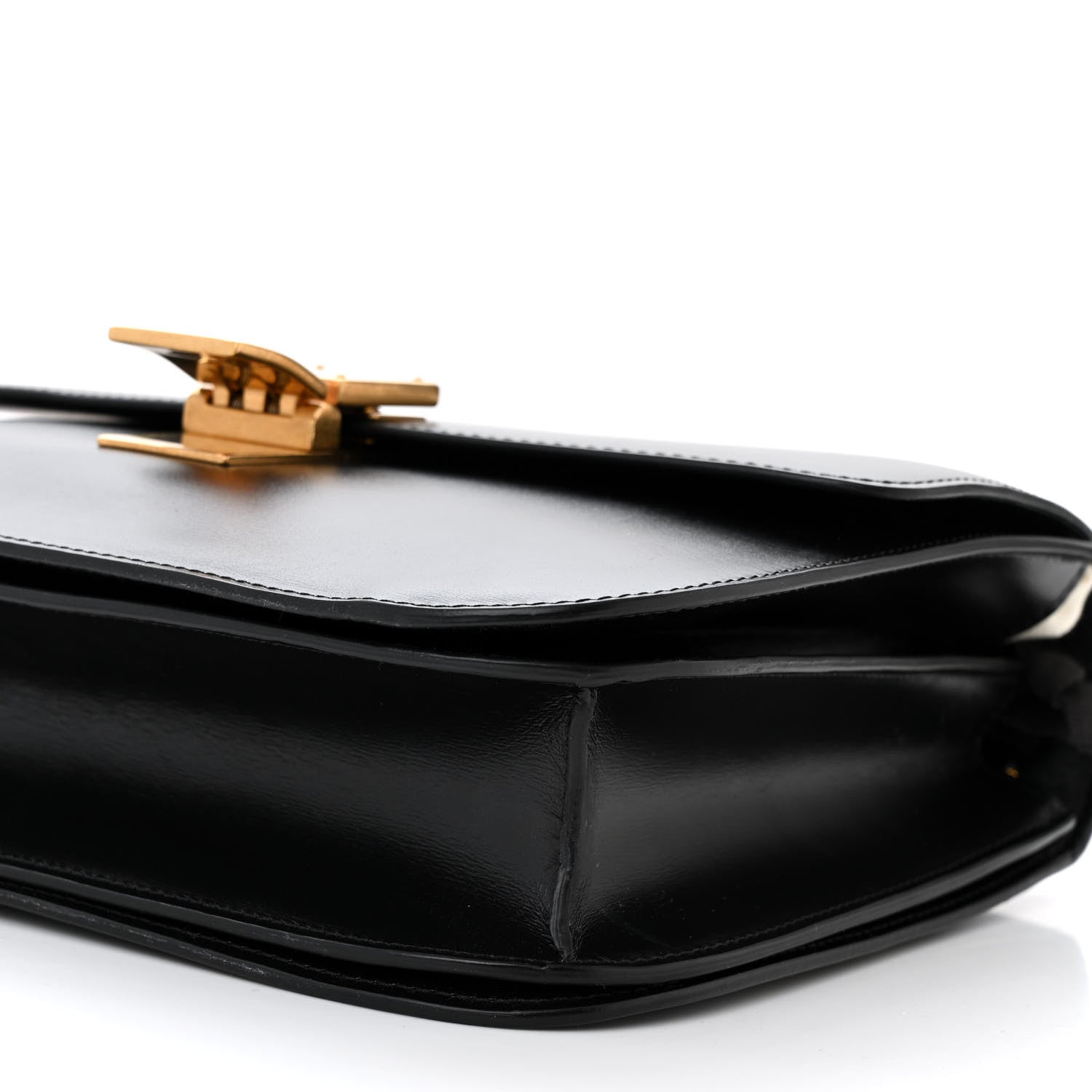 Celine Box Calfskin Medium Classic Box Flap Bag Black 1572219