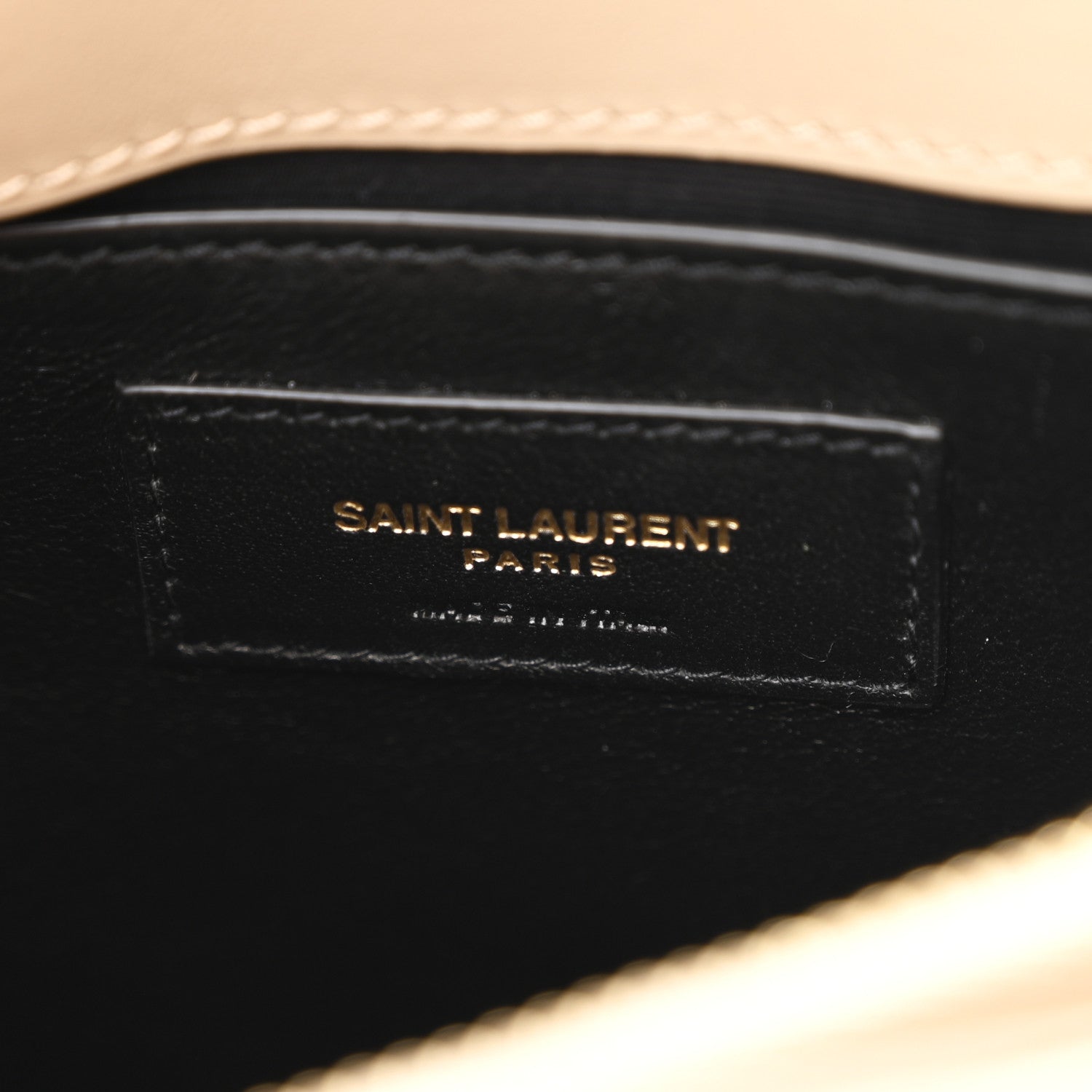 Saint Laurent Calfskin Y Quilted Monogram Small Loulou Chain Satchel Dark Beige 7 of 11