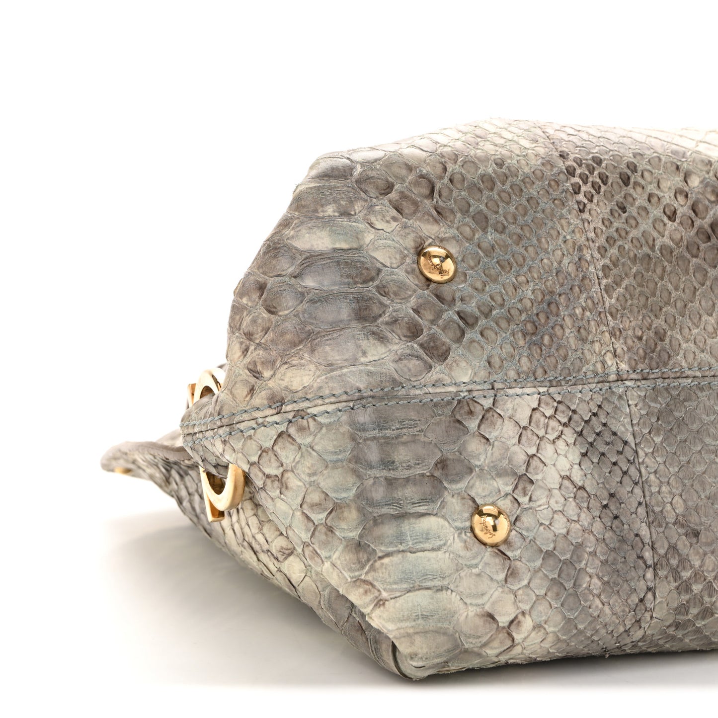 Snakeskin Medium Sofia Satchel Grey Multicolor
