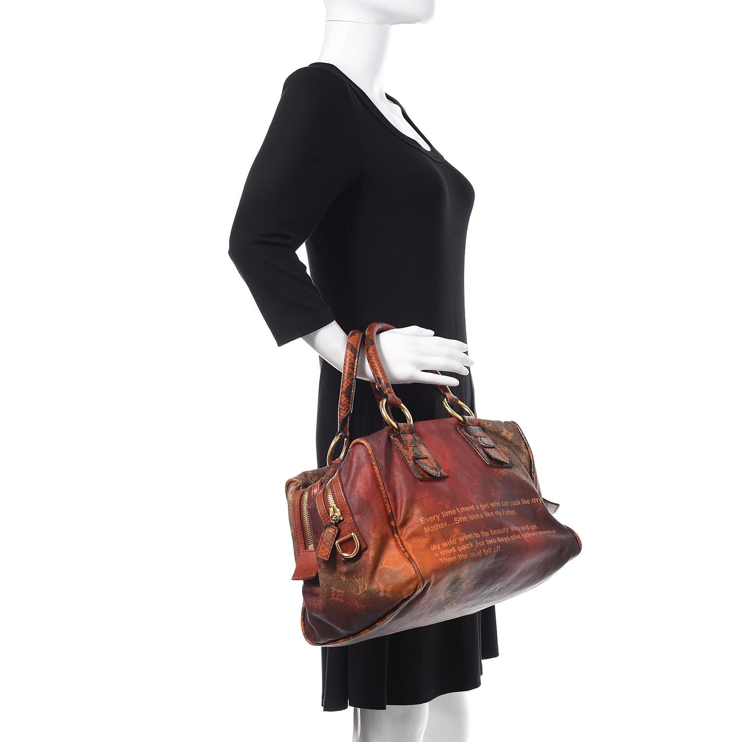 Monogram Karung Mancrazy Jokes Bag