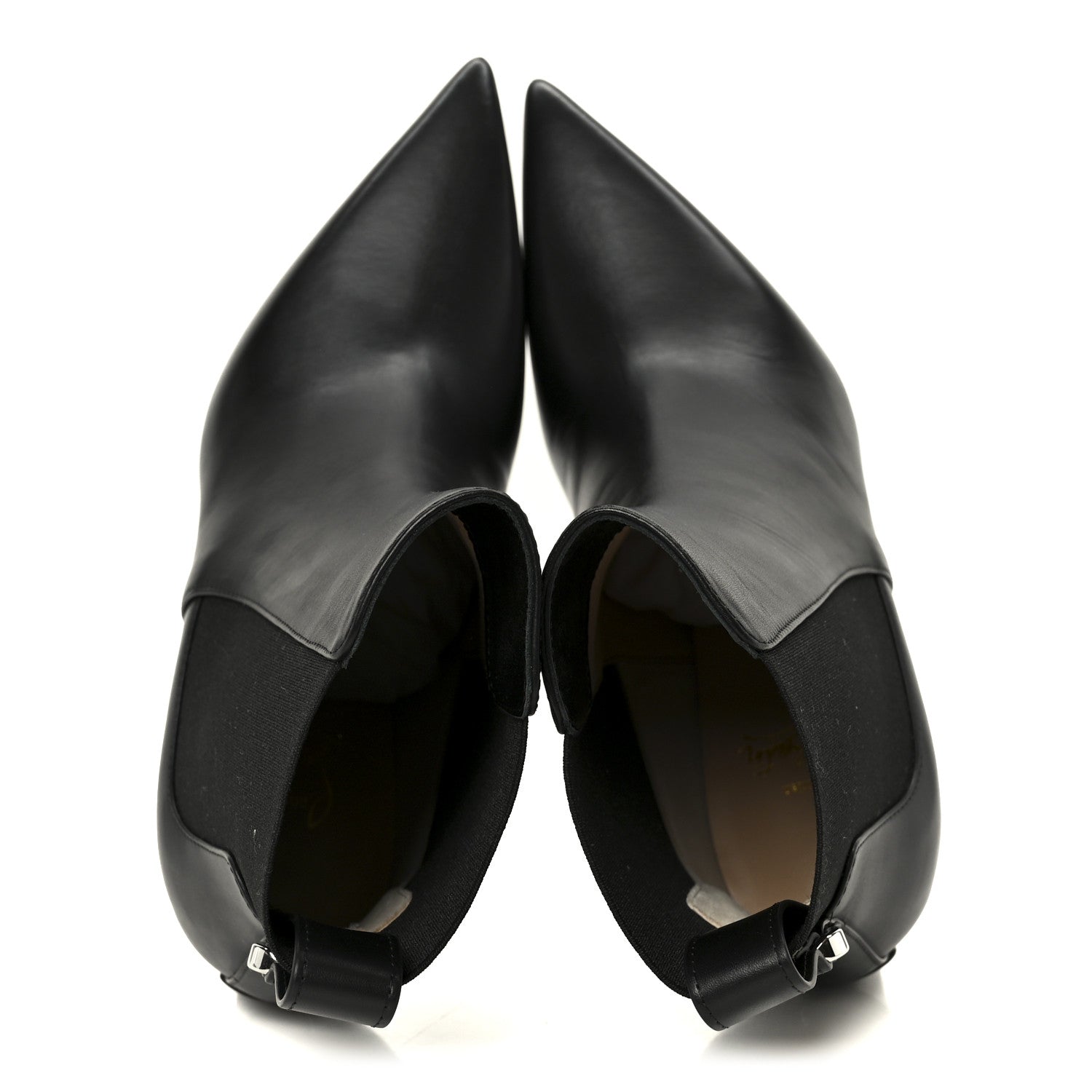 Christian Louboutin Calfskin Condora Booty 85 Ankle Boots 38 Black 2 of 9
