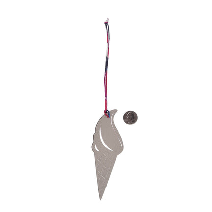Hermes Epsom Togo Petit H Ice Cream Bag Charm Rose Confetti Gris Asphalte 2 of 4