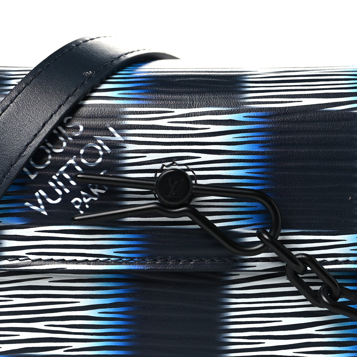 Louis Vuitton Damier Rush Epi Steamer Wearable Wallet Blue Moon 7 of 10