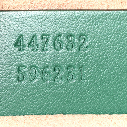 Gucci Calfskin Matelasse Small GG Marmont Chain Shoulder Bag Emerald Green 7 of 11