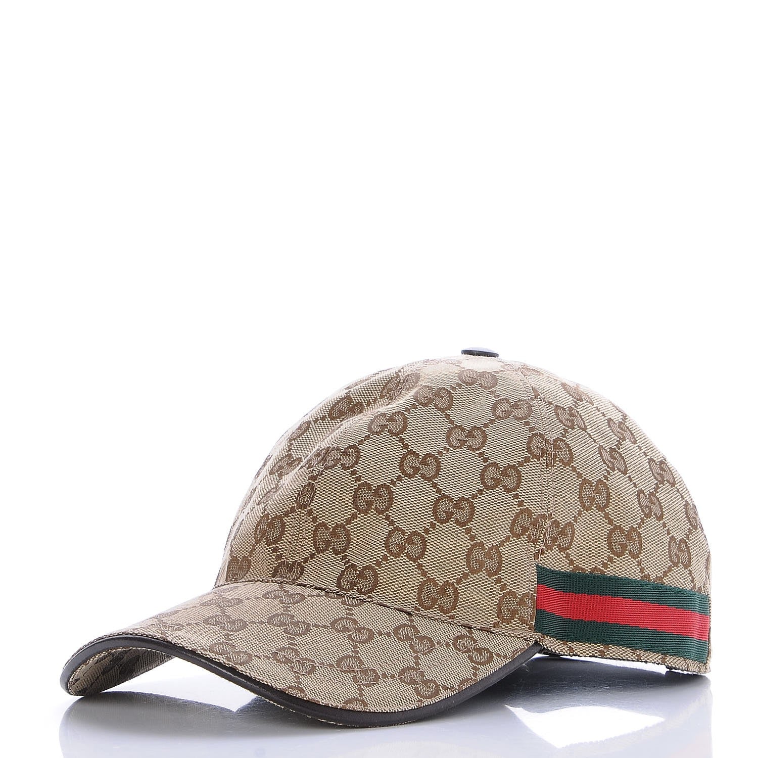 Gucci Monogram Web Baseball Hat M Beige Cocoa 1 of 6