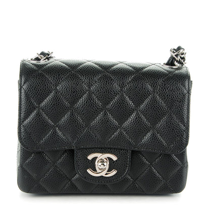Chanel Caviar Quilted Mini Square Flap Black 1 of 8