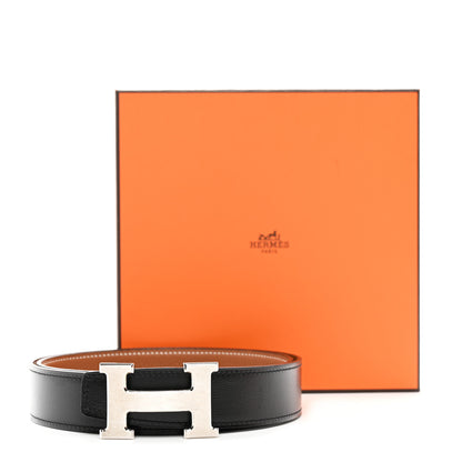 Hermes Box Togo 32mm H Belt 85 34 Black Gold 6 of 6
