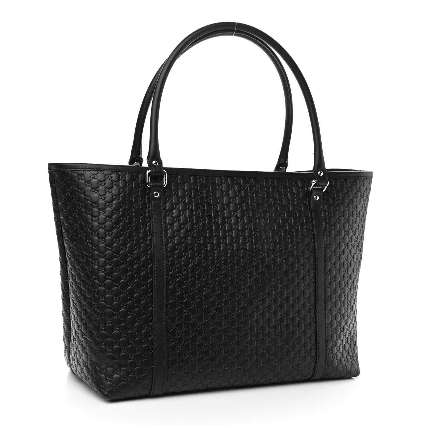 Microguccissima Medium Joy Tote Black