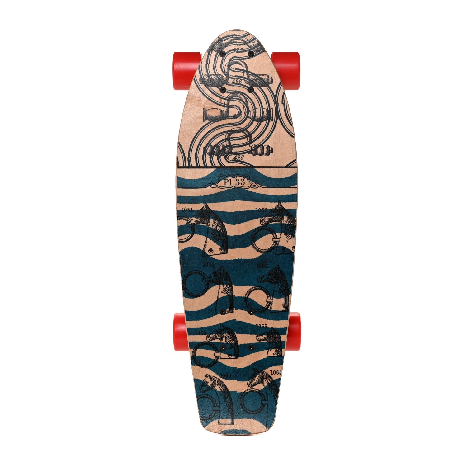 Hermes Vosges Maple Beech Wood Manufacture de Boucleries Skateboard 1 of 10