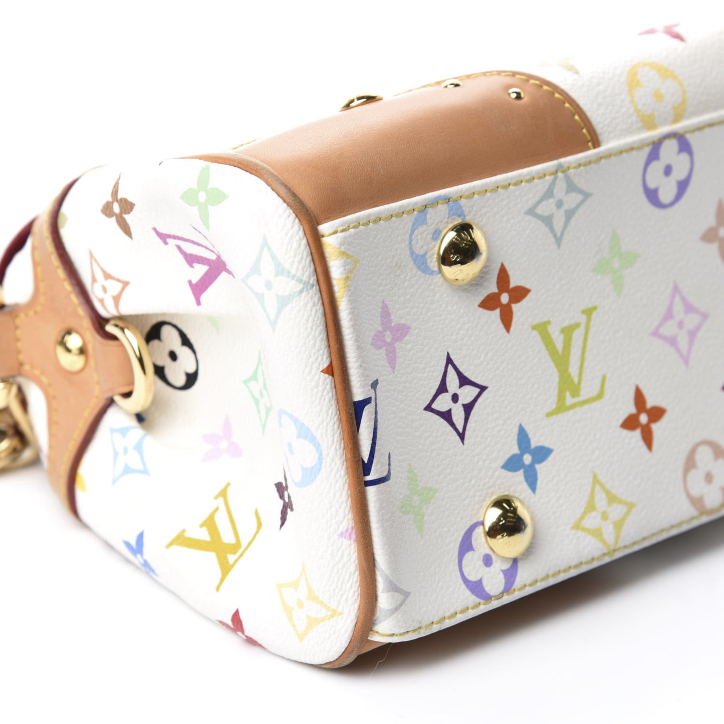 Monogram Multicolor Beverly MM White