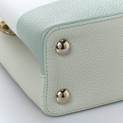 Louis Vuitton Taurillon Monogram Flower Capucines BB Jade 7 of 8
