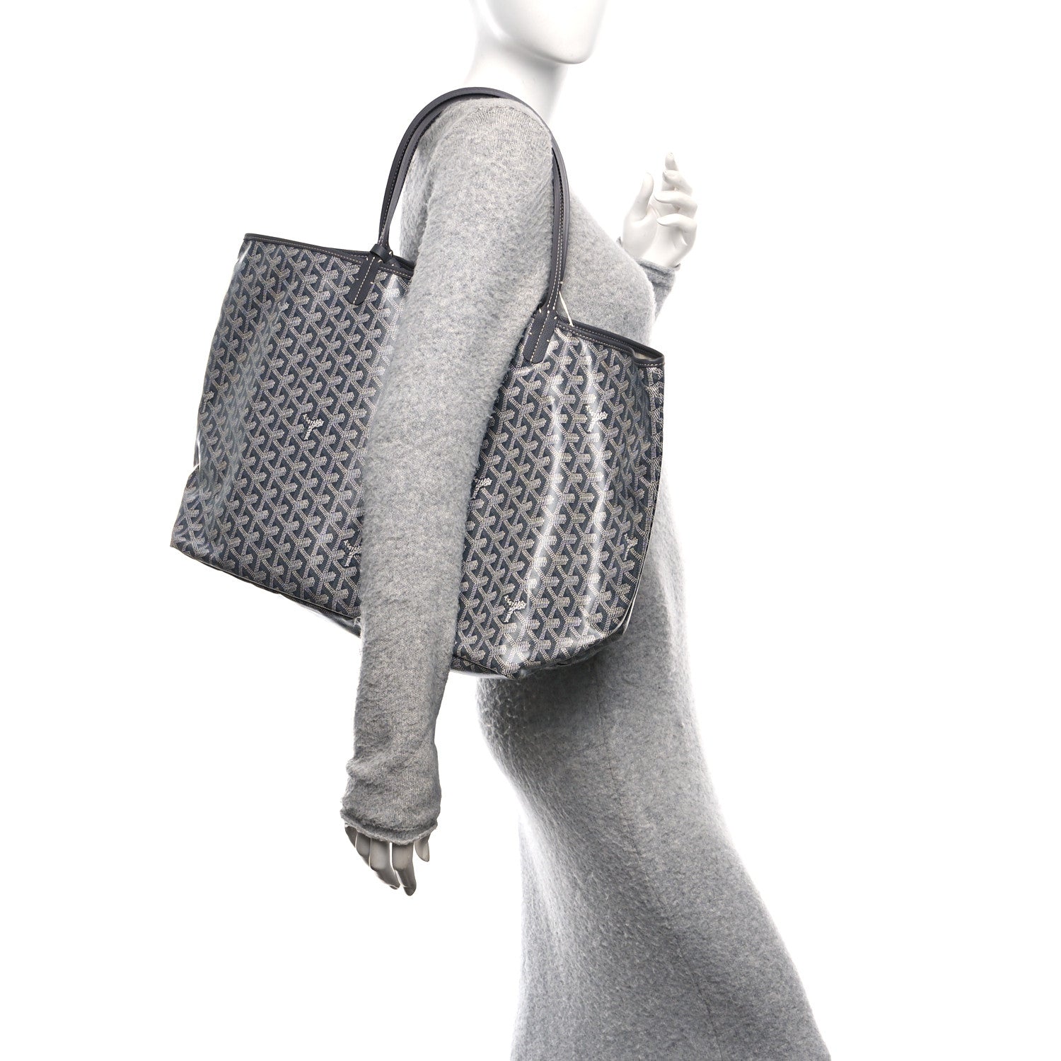 Goyard Goyardine Saint Louis GM Grey 2 of 11