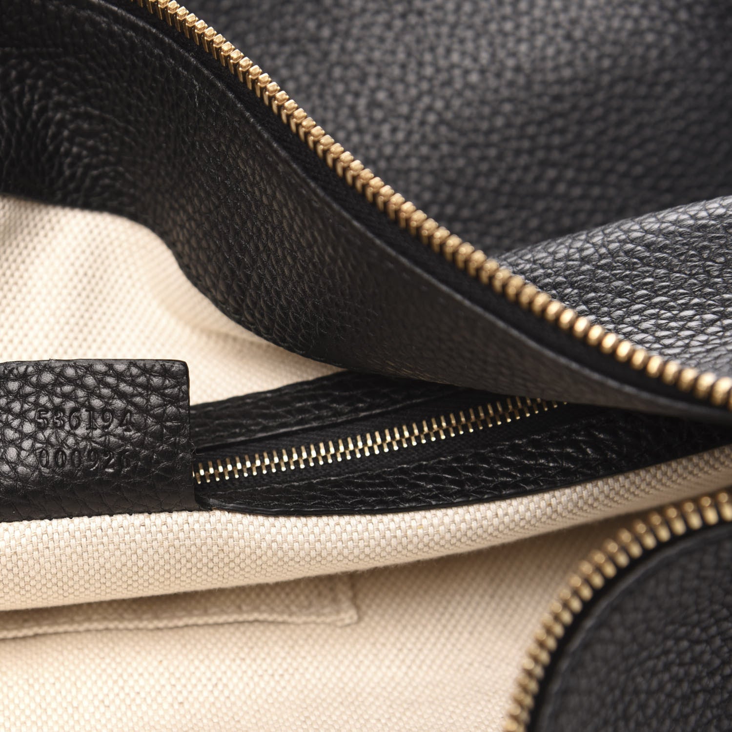 Gucci Pebbled Calfskin Large Soho Hobo Black 7 of 9