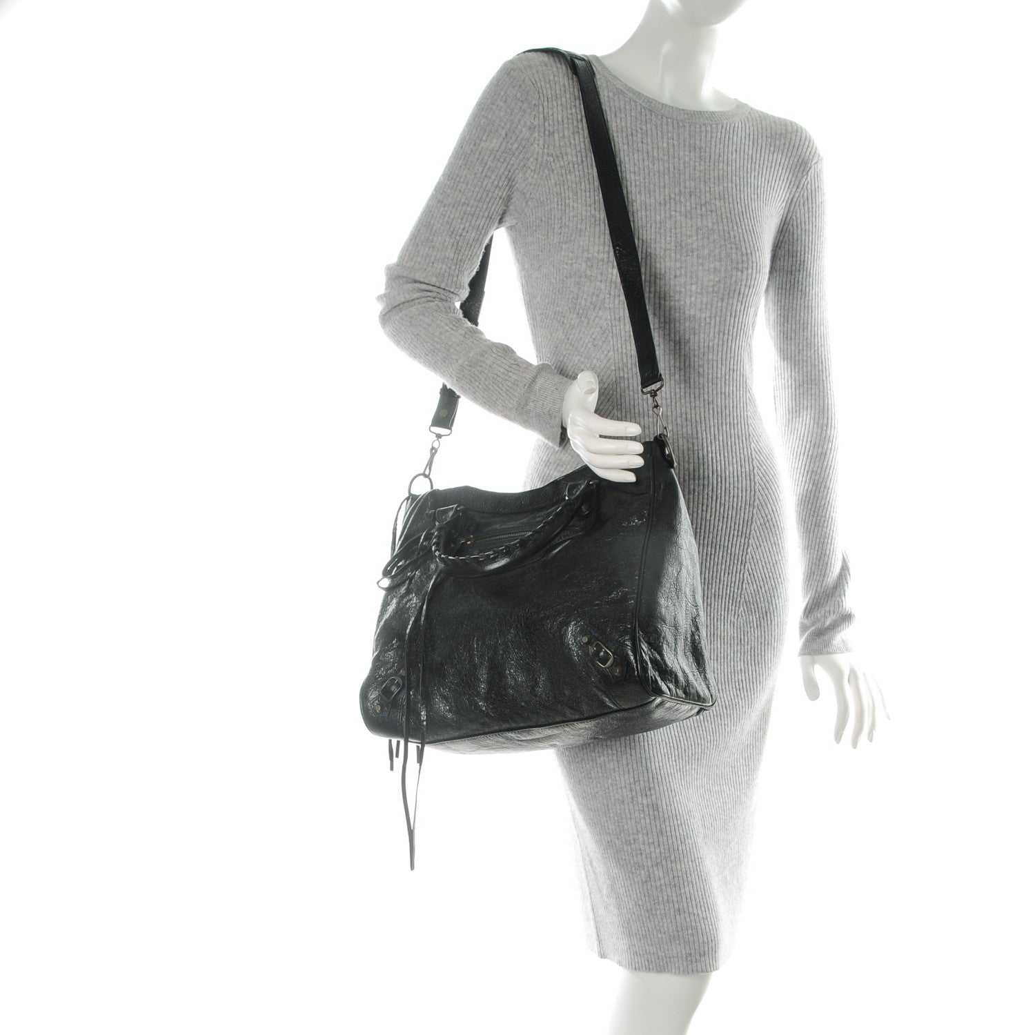 Balenciaga Agneau Classic Hardware Velo Black 2 of 8