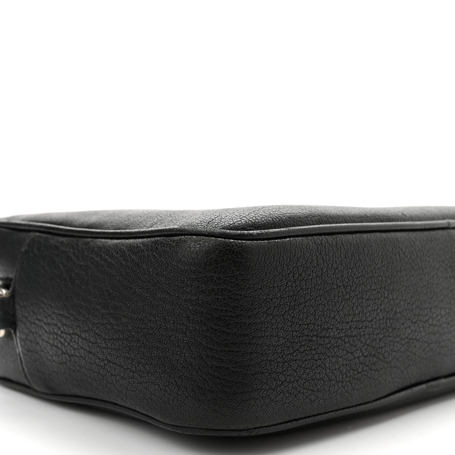 Saint Laurent Grained Lambskin Monogram Lou Camera Bag Black 9 of 11