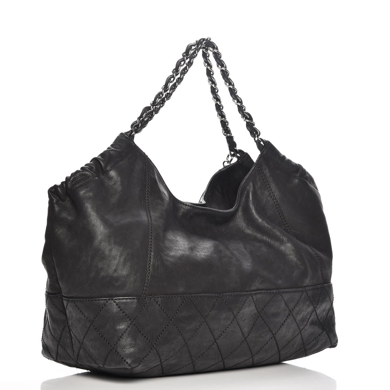 Chanel Calfskin Baby Coco Cabas Black 4 of 12