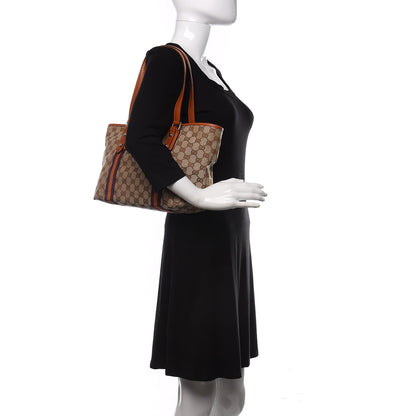 Gucci Monogram Medium Jolicoeur Tote Tan 2 of 13