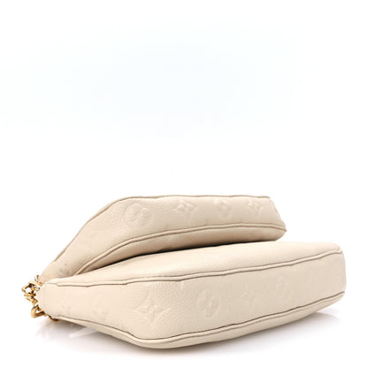 Louis Vuitton Empreinte Monogram Giant Multi Pochette Accessories Cream 4 of 11