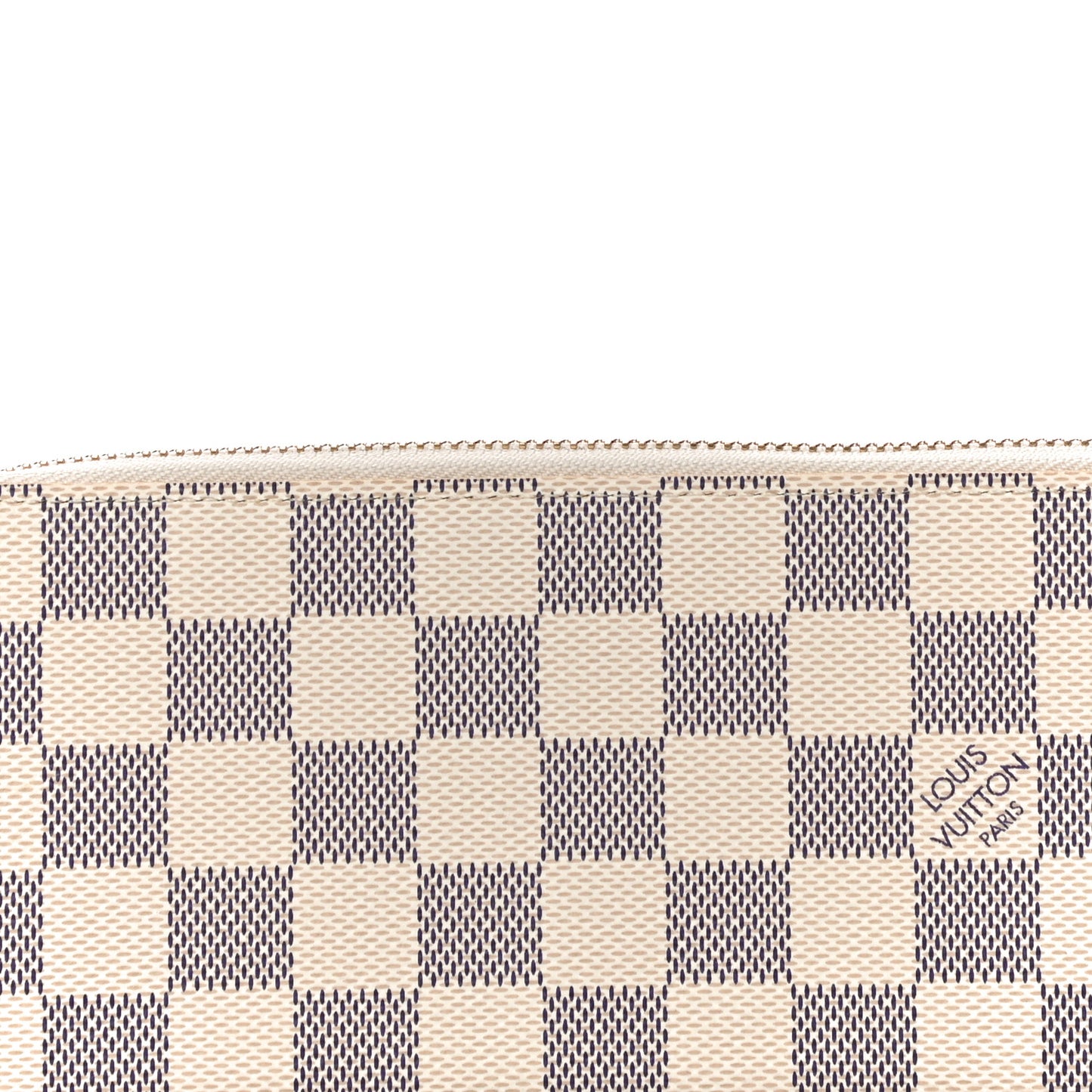 Damier Azur Clemence Wallet Rose Ballerine