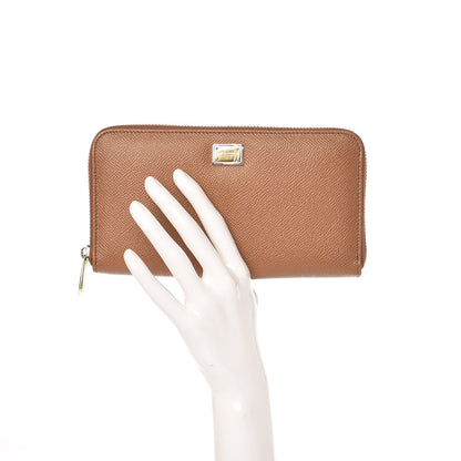 Dolce & Gabbana Dauphine Zip Around Wallet Caramello 2 of 8