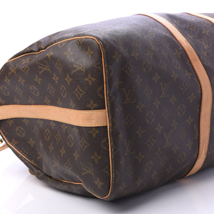 Louis Vuitton Monogram Keepall Bandouliere 55 5 of 11