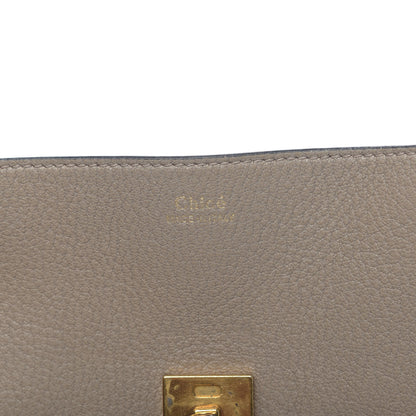 Chloe Grained Lambskin Drew Shoulder Bag Motty Grey 6 of 14