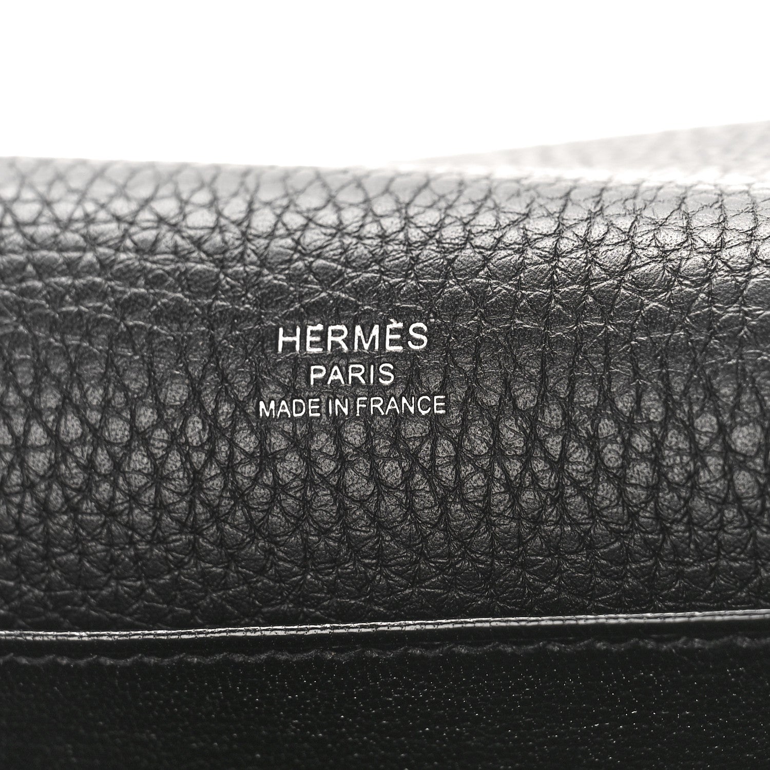 Hermes Taurillon Clemence Sac Roulis 23 Black 7 of 10