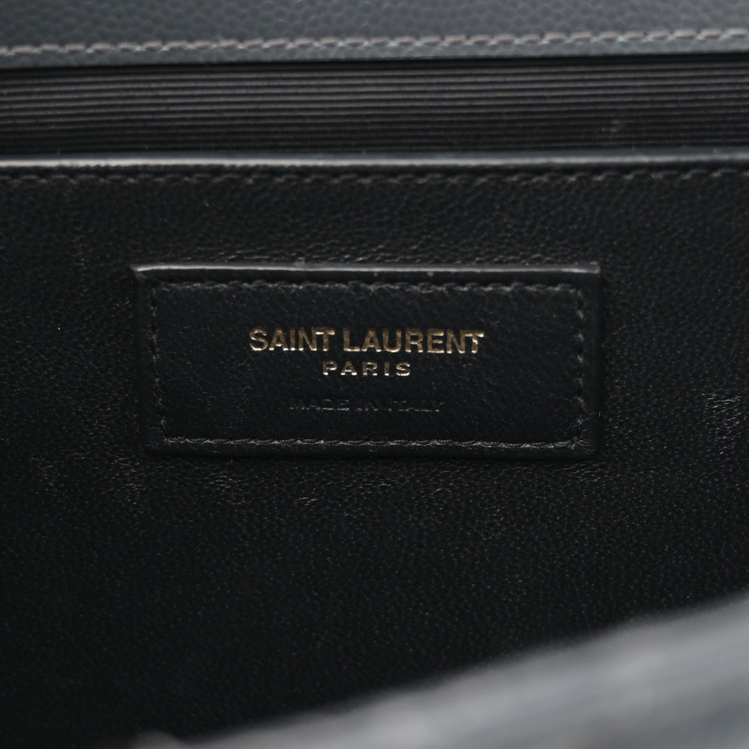 Saint Laurent Grain De Poudre Textured Mixed Matelasse Triquilt Medium Monogram Satchel Dark Tea 6 of 11