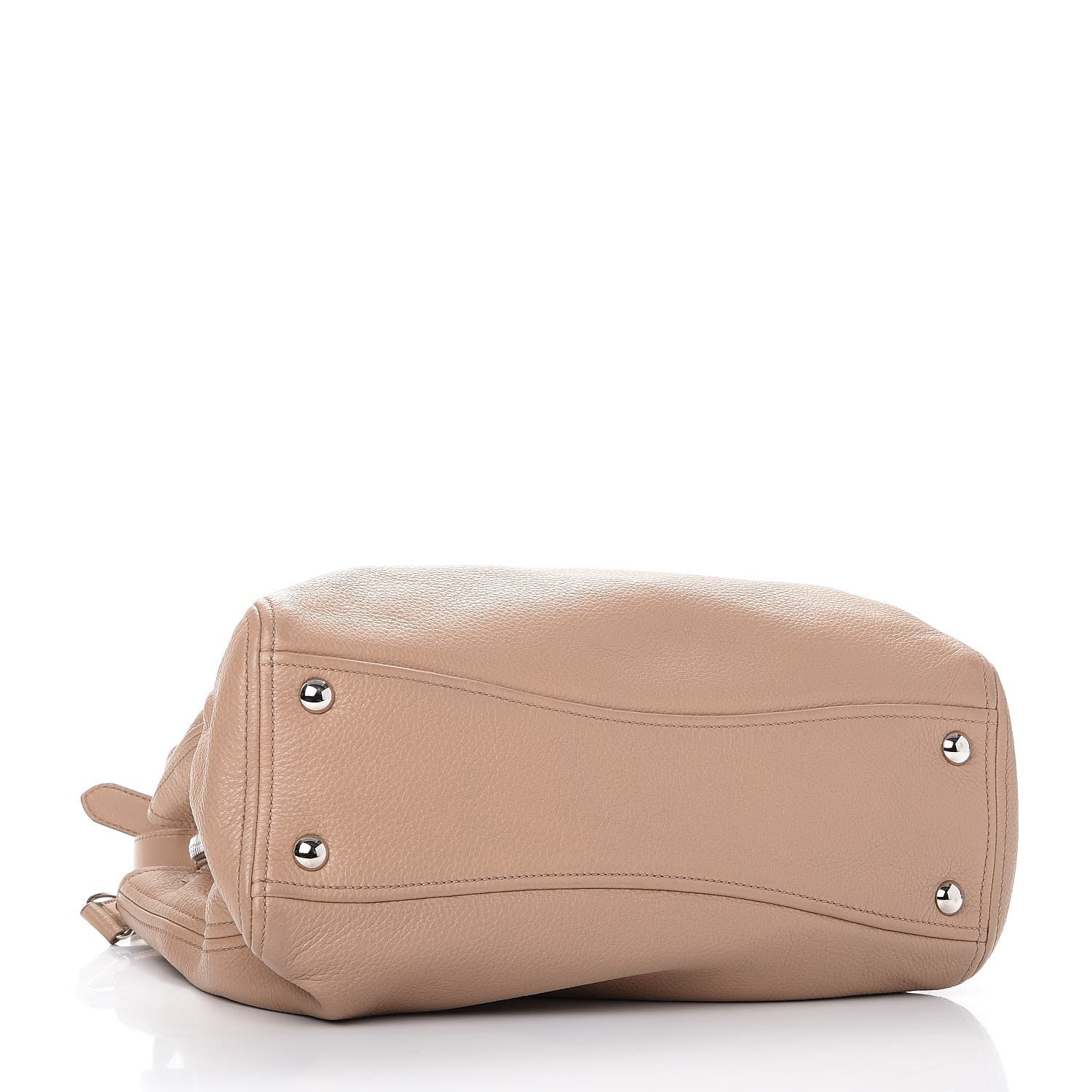 Miu Miu Vitello Phenix Shopping Tote Cammeo 5 of 9