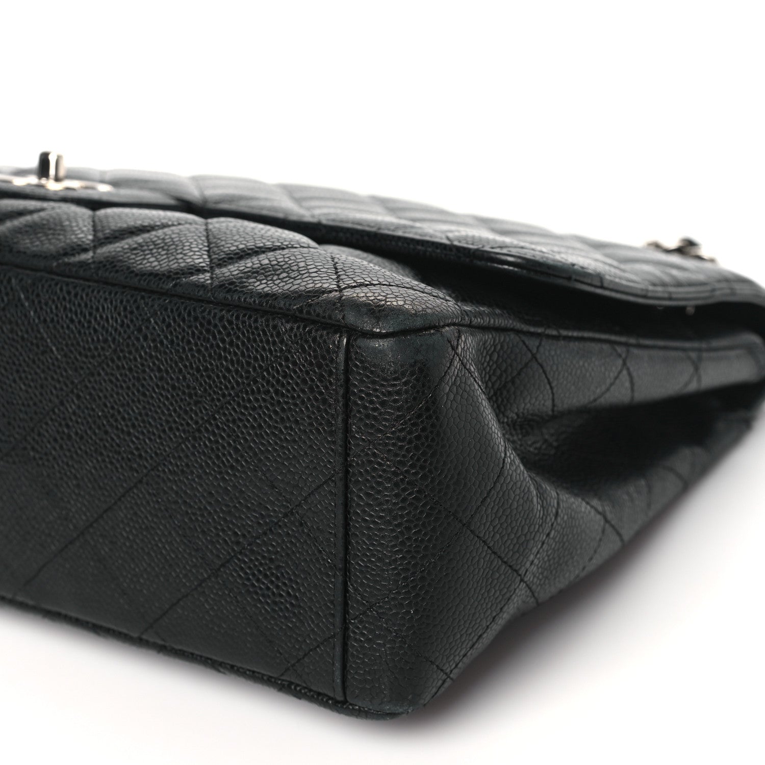 Chanel Caviar Quilted Maxi Single Flap Black 9 of 11