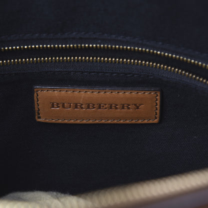 Burberry House Check Medium Alchester Bowling Bag Tan 6 of 9