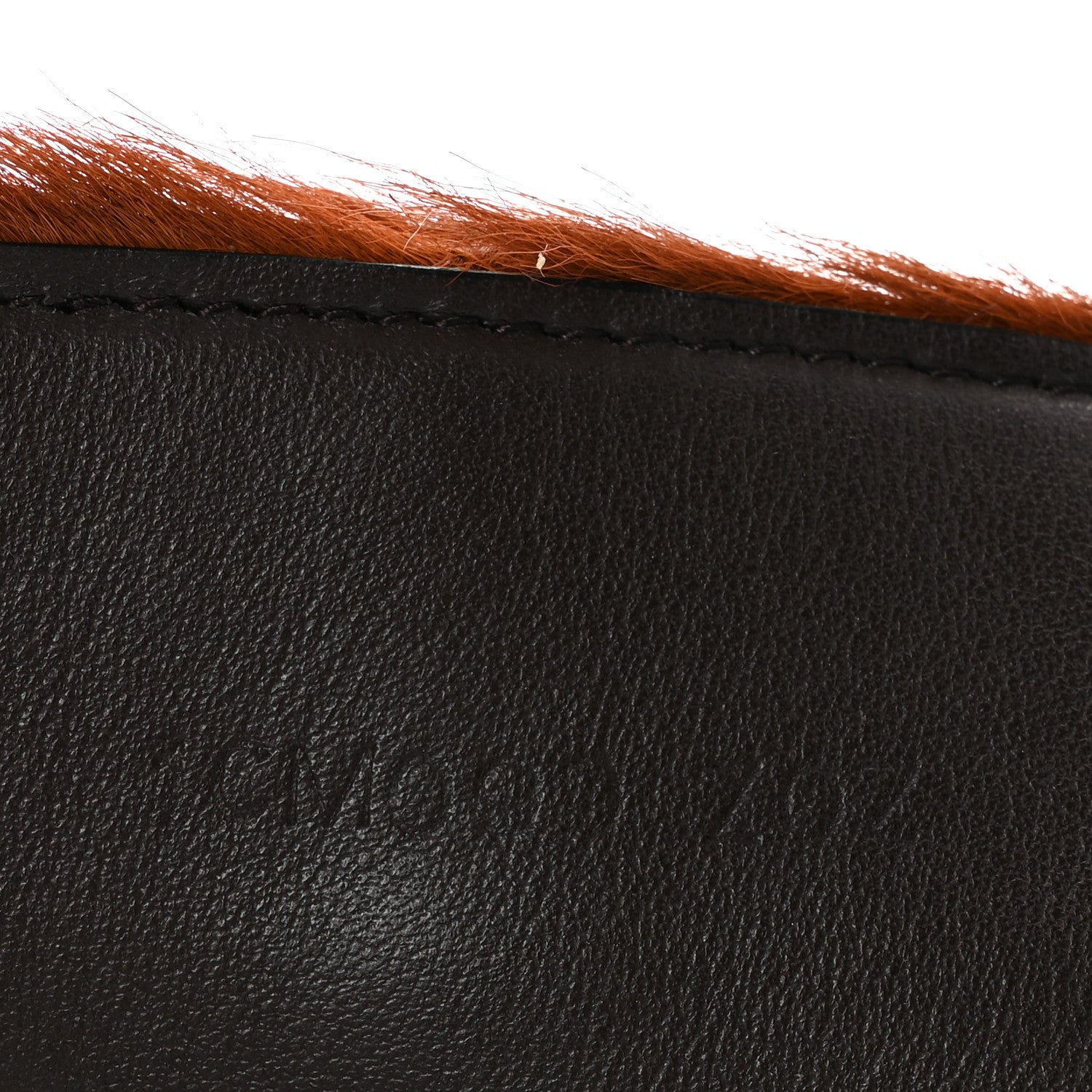 Prada Cavallino Calf Hair Belt 75 30 Cognac 4 of 6