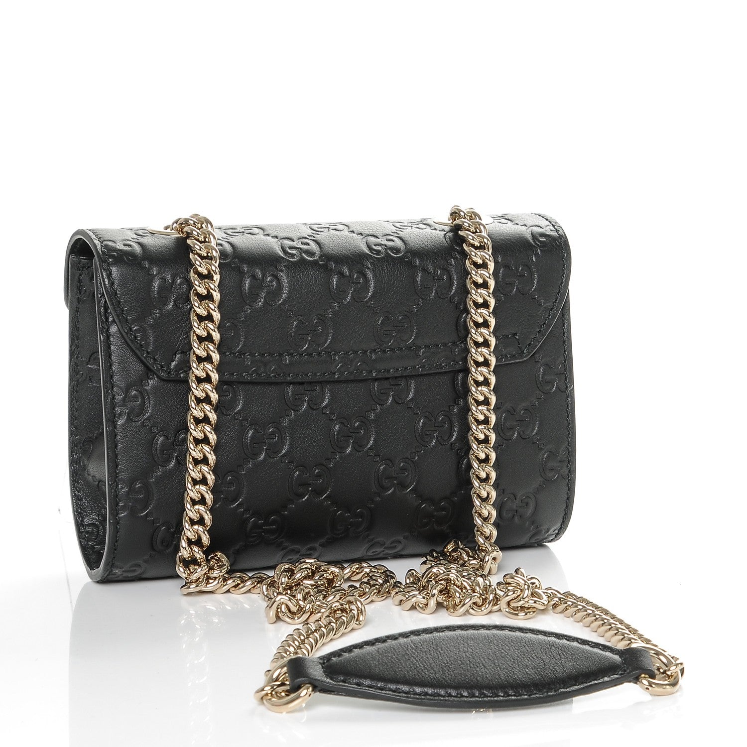 Gucci Guccissima Mini Emily Shoulder Bag Black 3 of 7