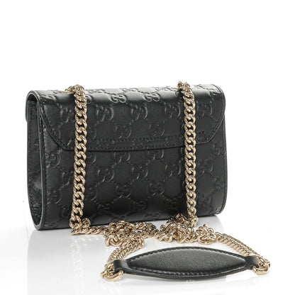 Gucci Guccissima Mini Emily Shoulder Bag Black 3 of 7