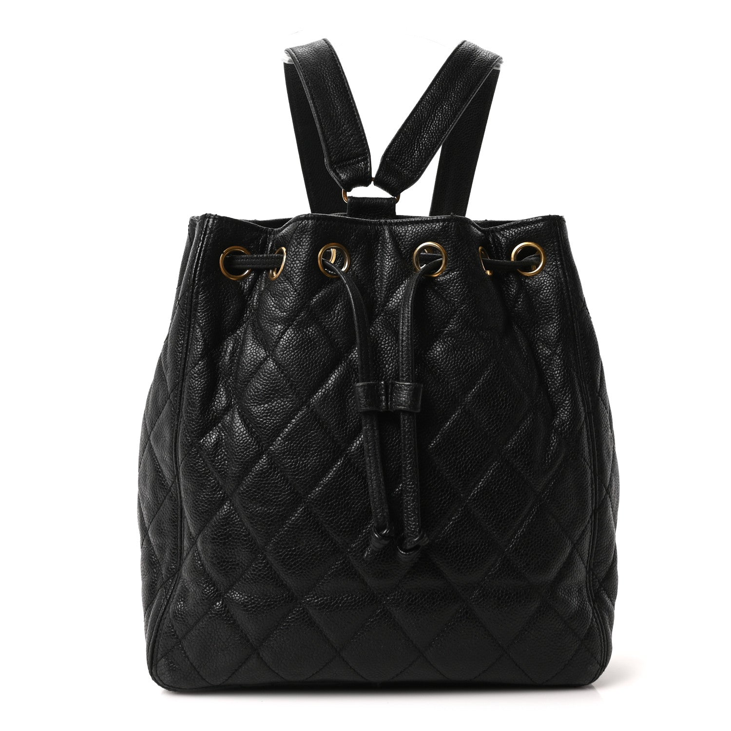 Chanel Caviar Quilted Drawstring Backpack Black 1 of 9