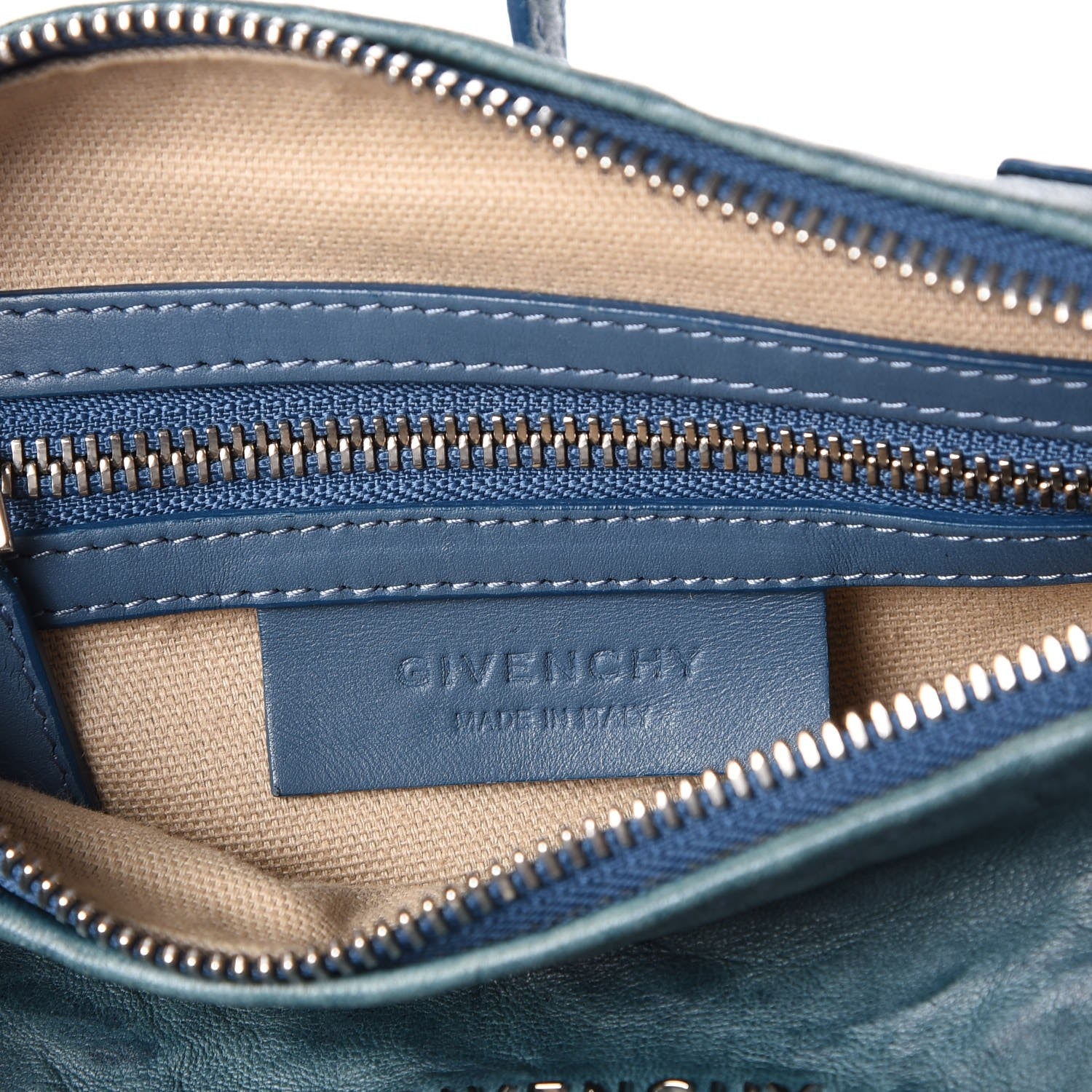 Givenchy Tumbled Sheepskin Mini Pandora Mineral Blue 5 of 8