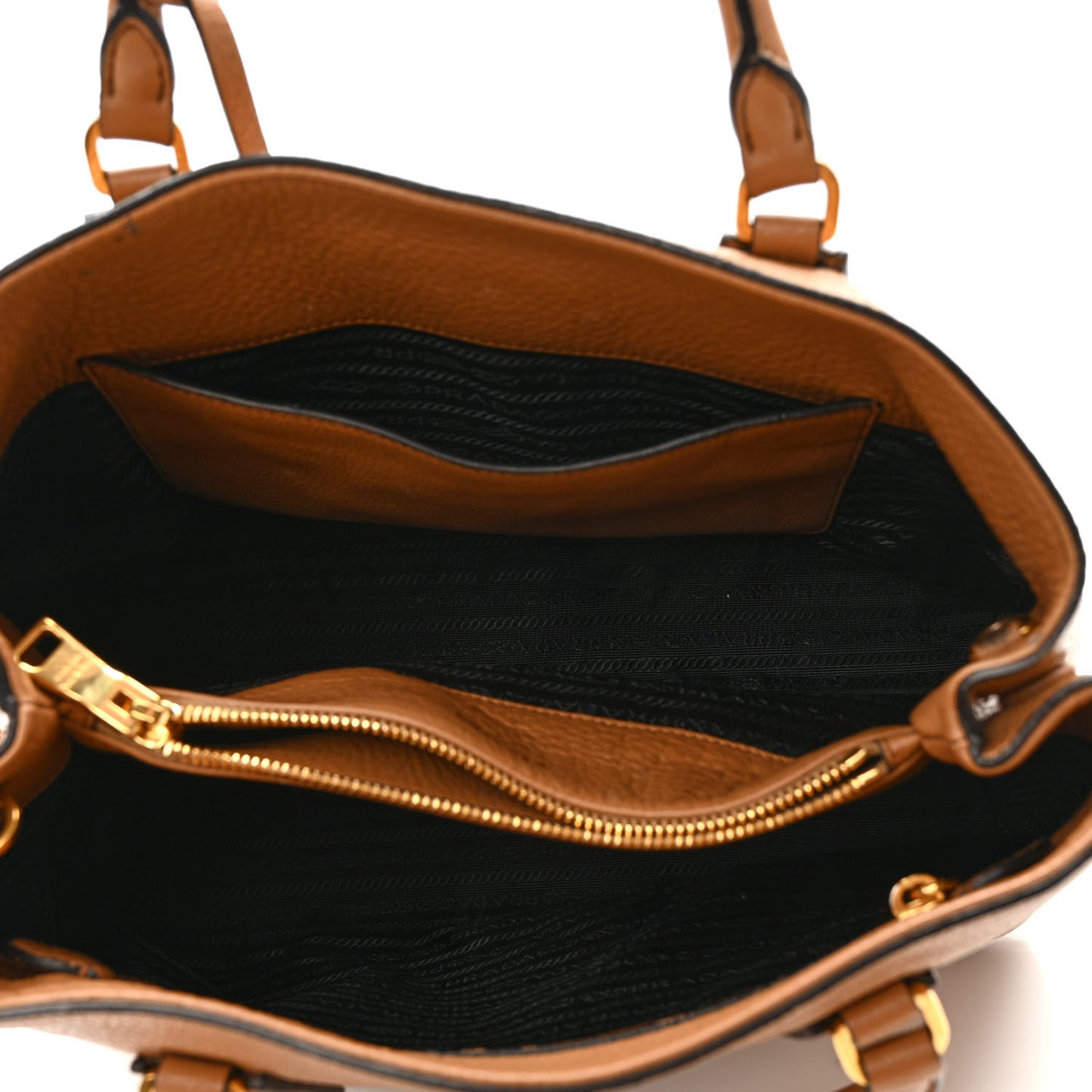 Vitello Phenix Shoulder Bag Caramel