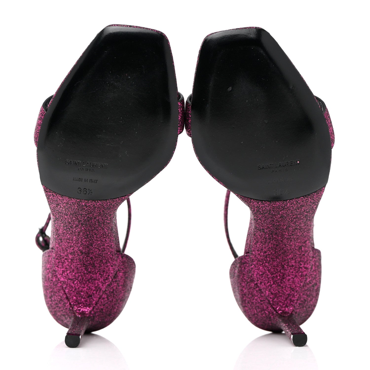Saint Laurent Evora Amber 85 Astrap Sandals 36.5 Pink 5 of 11
