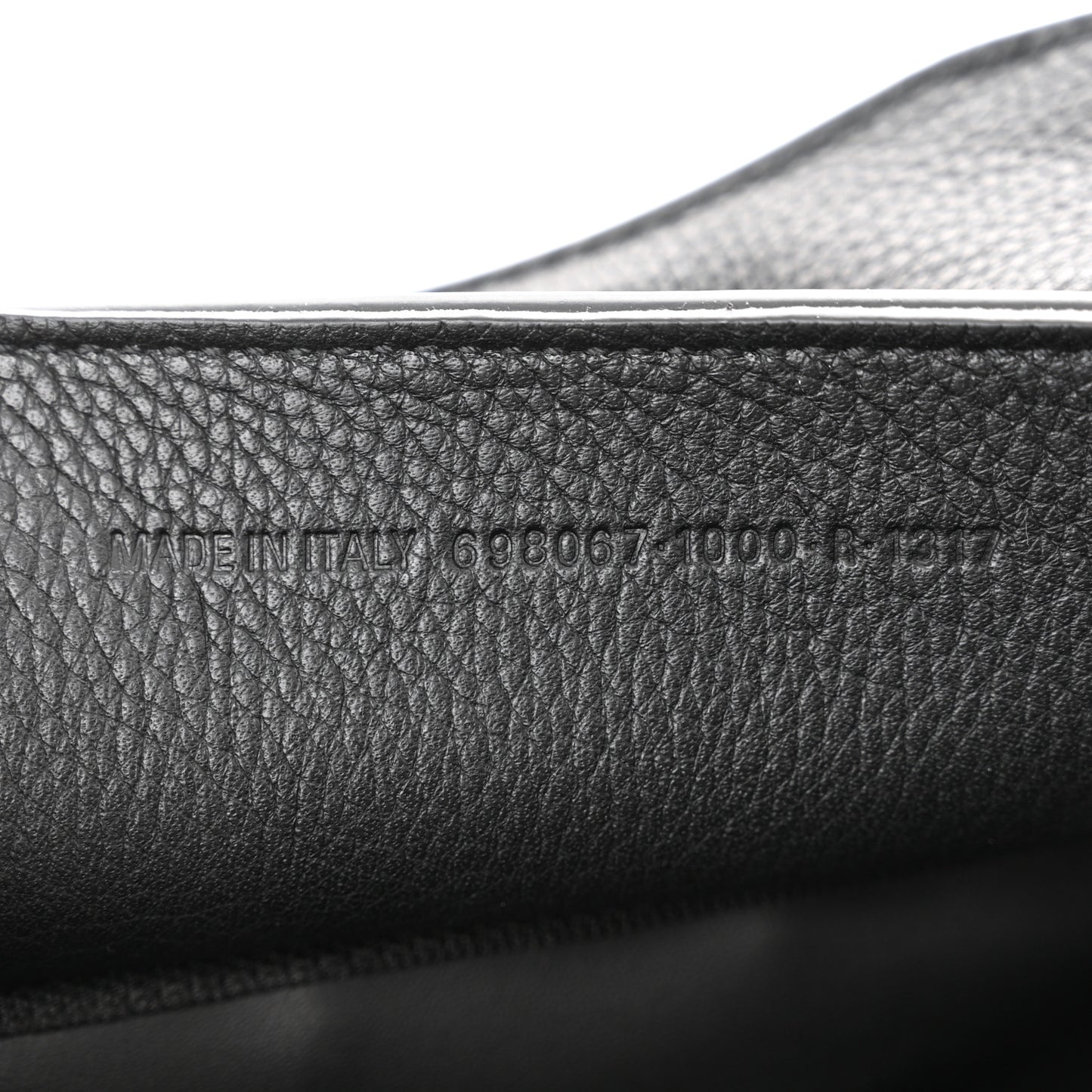 Grained Calfskin Neo Classic Black Hardware Mini City Black