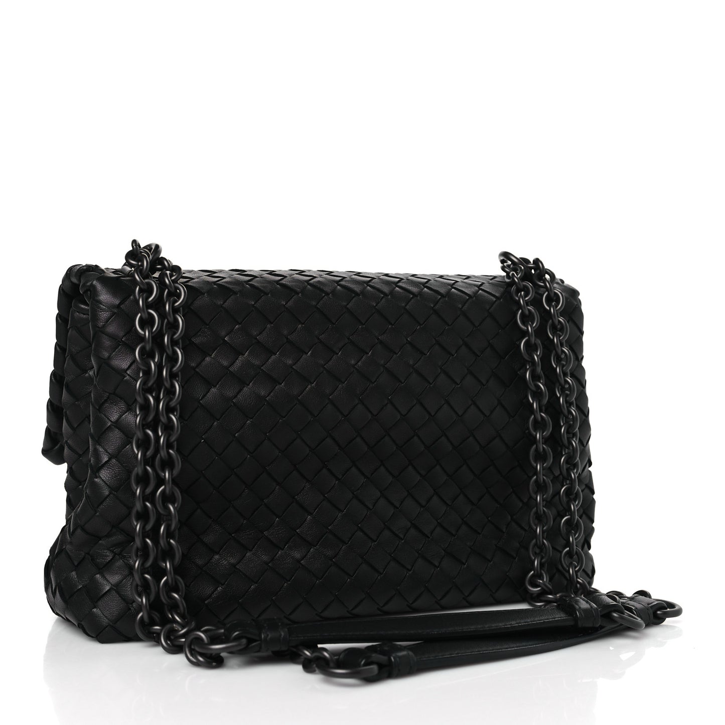 Nappa Intrecciato Small Tower Olimpia Bag Black
