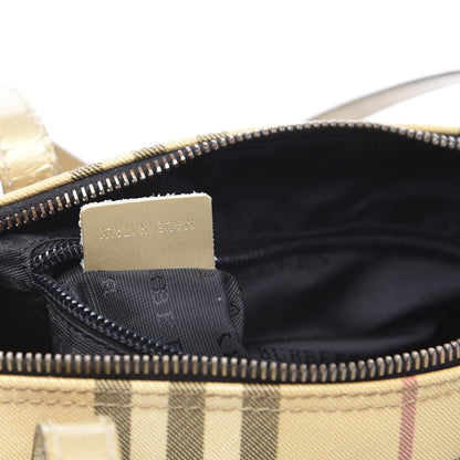 Burberry House Check London Satchel Gold 7 of 15