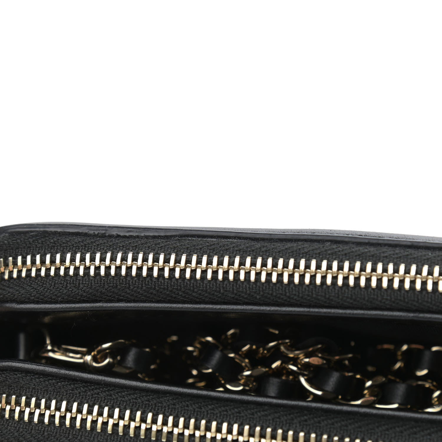 Chanel Caviar Quilted CC Filigree Clutch With Chain Black 12 of 13
