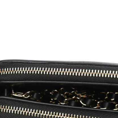 Chanel Caviar Quilted CC Filigree Clutch With Chain Black 12 of 13
