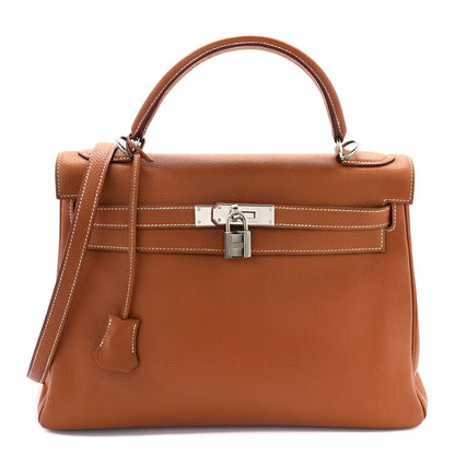 Hermes Togo Kelly Retourne 32 Gold 1 of 11