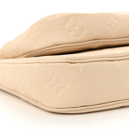 Louis Vuitton Empreinte Monogram Giant Multi Pochette Accessories Cream 9 of 11