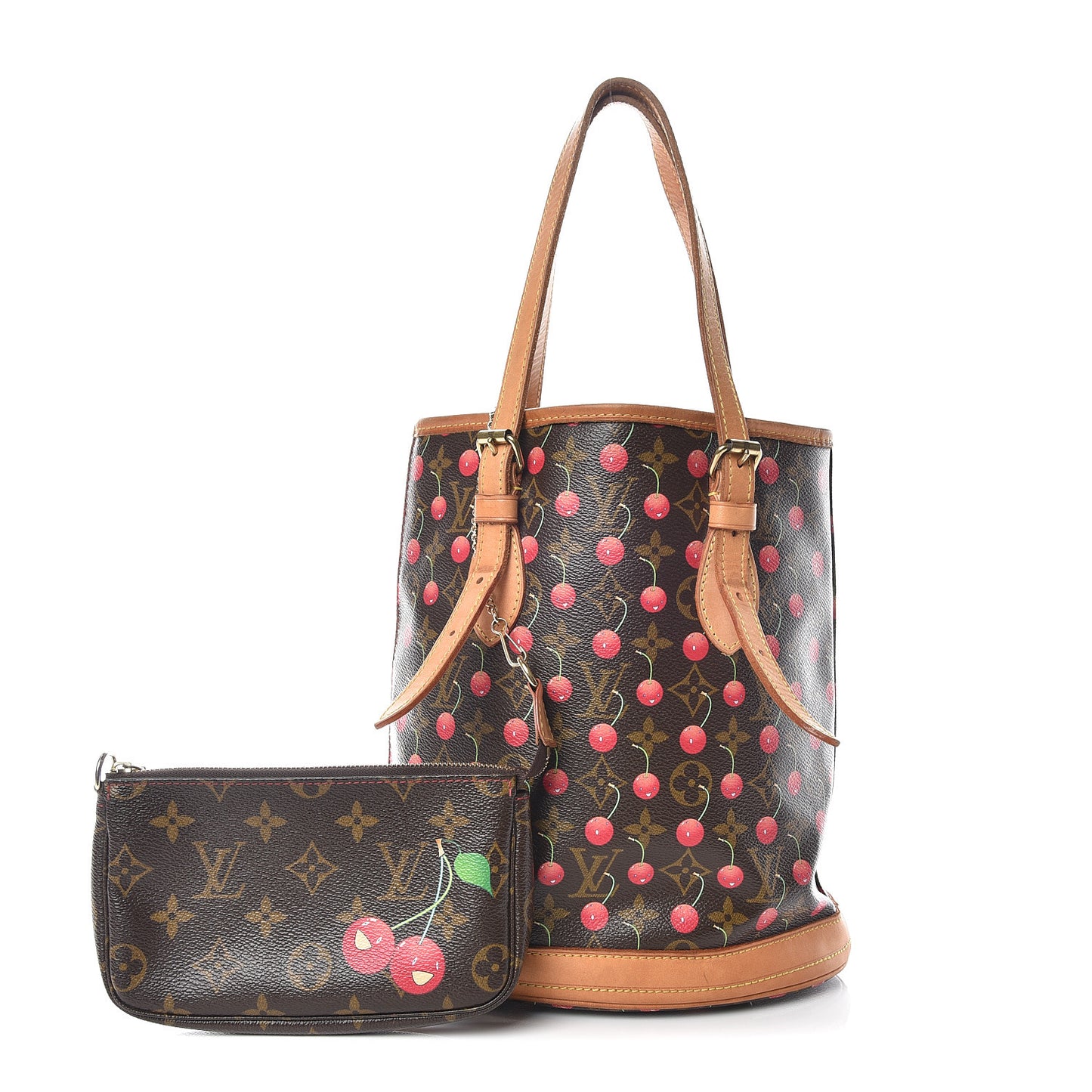 Monogram Cerises Bucket Bag