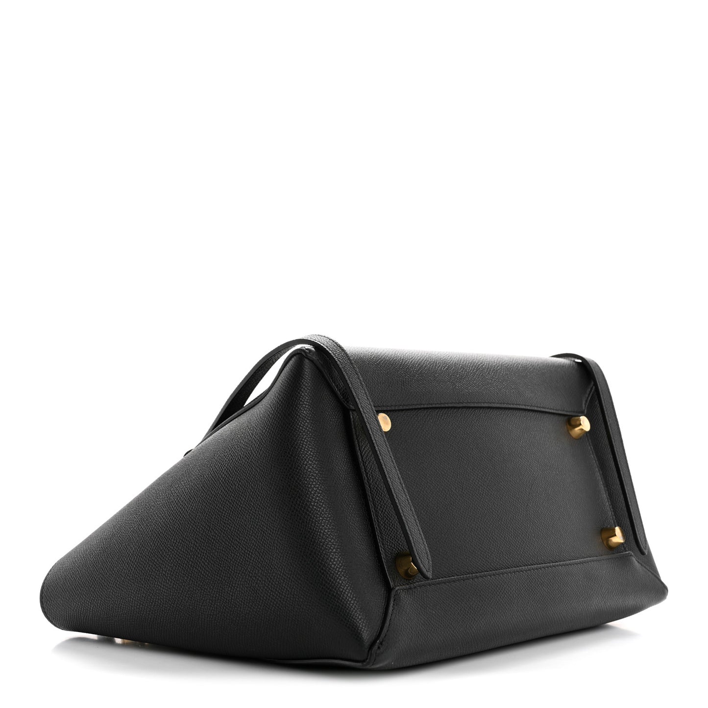Grained Calfskin Mini Belt Bag Black