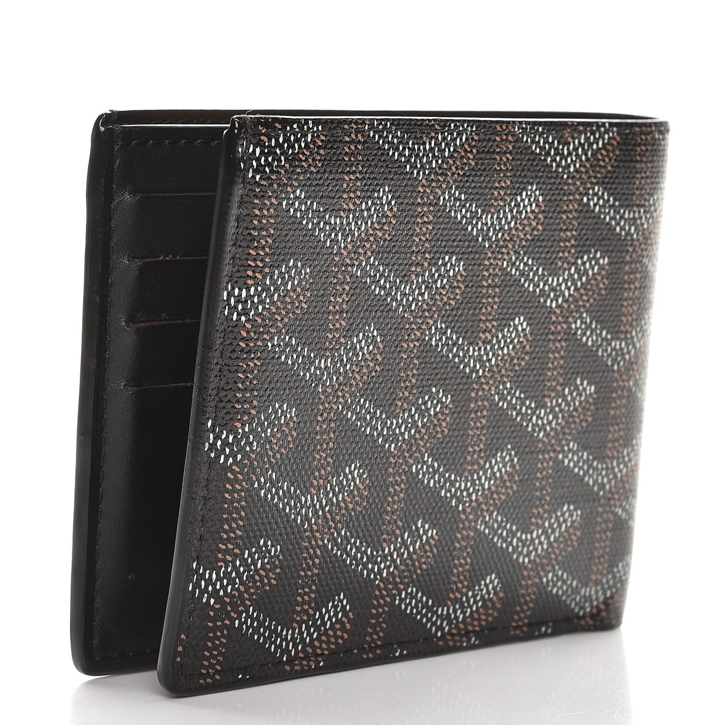 Goyardine Bi-Fold Victoire PM Wallet Black