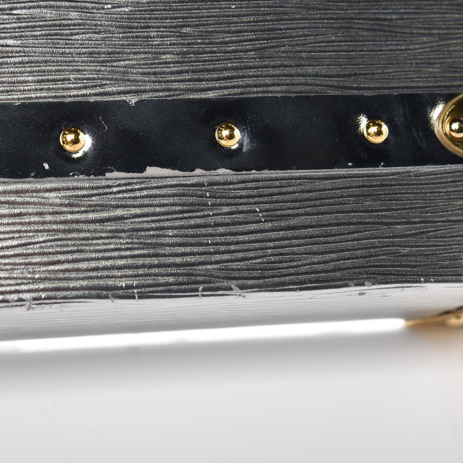 Louis Vuitton Metallic Epi Petite Malle Silver 15 of 15