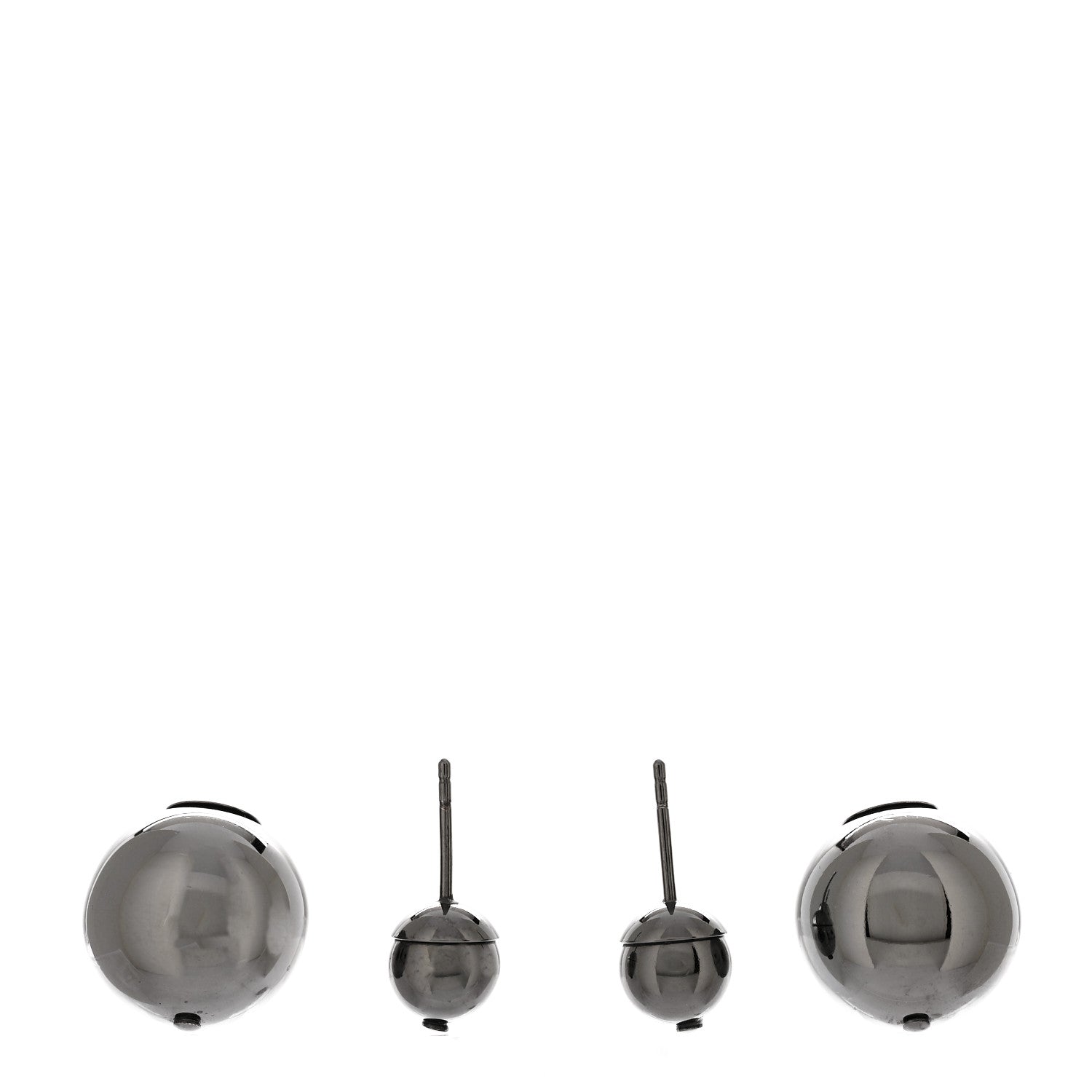 Christian Dior Metal Mise En Dior Tribal Earrings Black Ruthenium 3 of 5